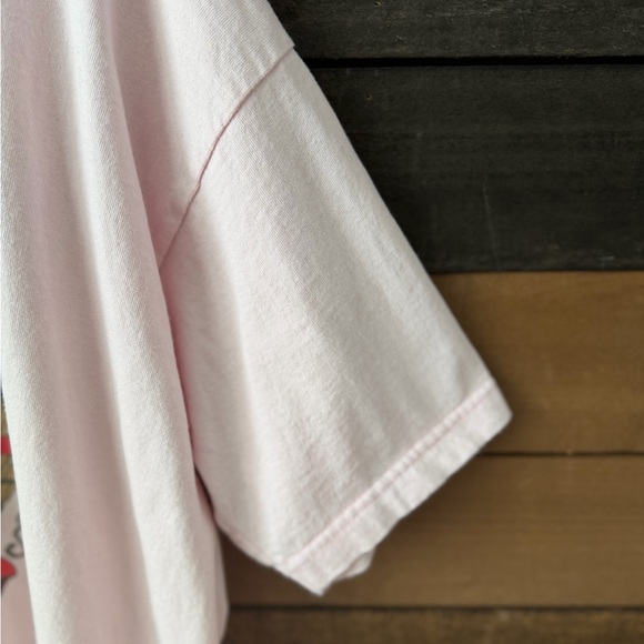 Vintage 90s Teddy Bear Graphic Tee Pink Made In USA - Picture 10 of 10